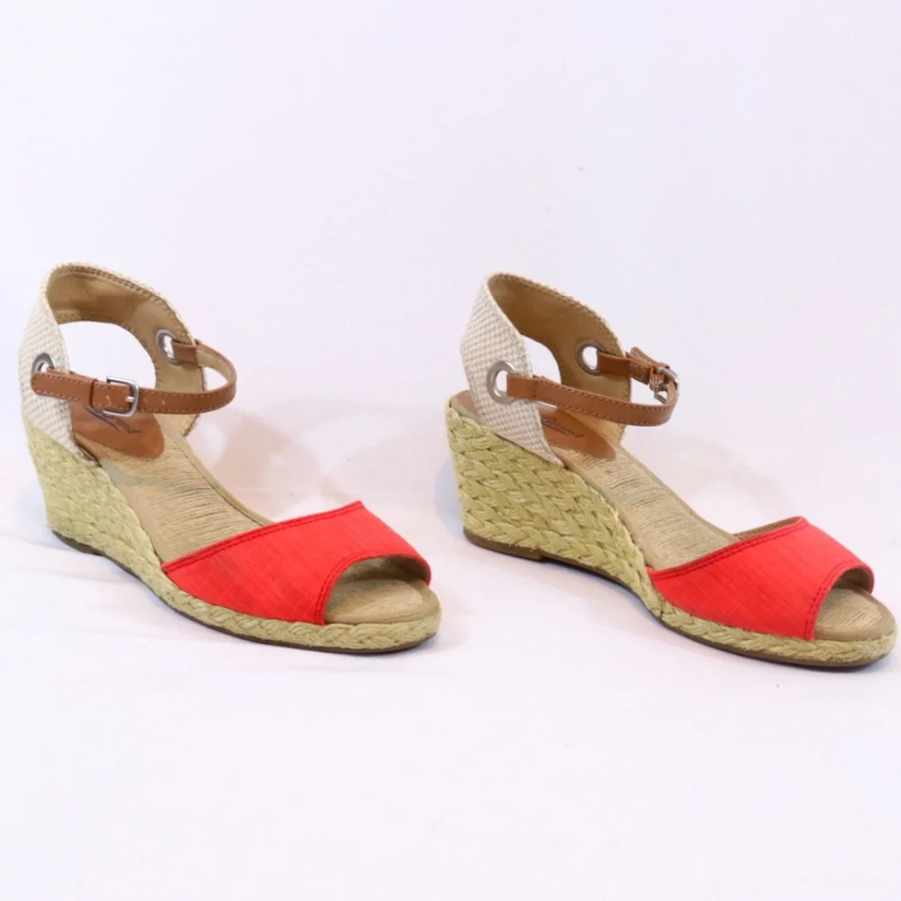 Lucky Brand Kydra  Espadrille Wedge Sandals, Size 7